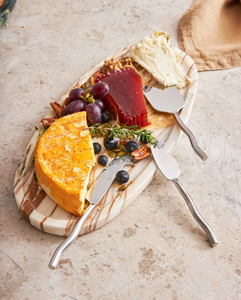 Modern Style Handmade Metal Twig Design Handle Silver <b>Cheese</b> <b>Set</b> Dinner Silverware Table Decoration - Product Image 4