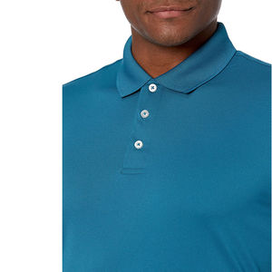 Nuevos polos de alta calidad de Venta caliente para hombres y manga corta de Color sólido de poliéster 100% personalizado - Product Image 3