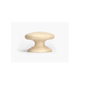 Poignées de porte de placard rondes en bois d'acacia naturel, couleur bois, taille moyenne - Product Image 6