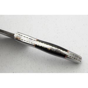 Couteau de chef JEXMOO en acier Damas fait main, multifonctionnel, motif goutte de pluie, avec étui en cuir pour utilisation en cuisine - Product Image 2