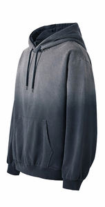 New Latest Men's Hoodies Baggy Style Acid Wash 100% Cotton Solid Fleece Embroidered Breathable Custom Logo OEM <b>Service</b> - Product Image 3