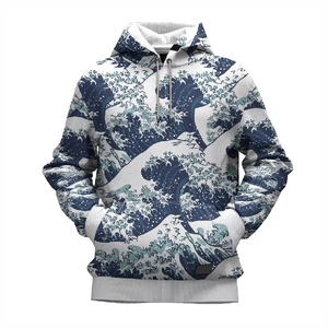 Sudadera con capucha de gran tamaño con logotipo personalizado OEM para hombre 600 GSM diseño de invierno bordado de peso pesado 450 poliéster/algodón teñido liso - Product Image 1