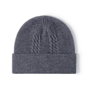 Gorros de punto de moda para hombres y mujeres, gorros de lana acogedores, gorros cálidos con estilo, sombreros cómodos, ropa informal perfecta para el frío - Product Image 1