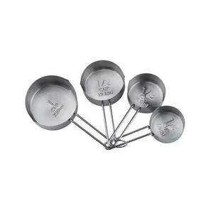 ถ้วยตวงสแตนเลสเคลือบทองสำหรับการวัดส่วนผสมที่แห้งและเป็นของเหลวในครัวอย่างแม่นยำ - Product Image 3