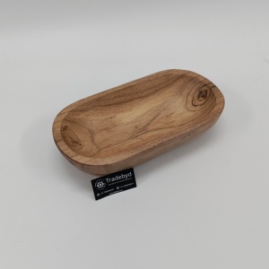 Wooden <b>Candle</b> Bowl in Round <b>Shape</b> in Mango Wood for Home Hotel and Restaurant Decoration by tradebyd - Product Image 1