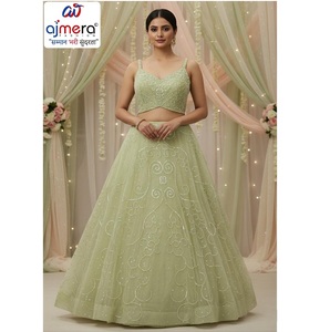 Vestido de Fiesta Largo y Elegante para Mujer, Estilo Ajmera, Cintura Natural Moderna, Sin Mangas, para Bodas Tradicionales y Recepciones - Product Image 1