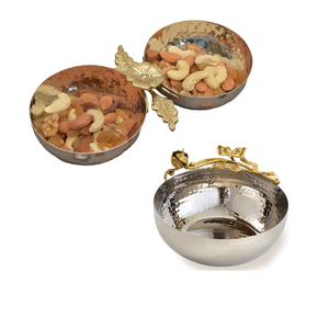 Vajilla para el hogar más vendida, bandeja de servicio de acero inoxidable, tamaño personalizado con nuevo diseño redondo atractivo, forma única - Product Image 2