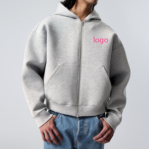 Sudaderas con capucha de algodón 100% para hombres, precios al por mayor, sudaderas con capucha de gran tamaño para adultos - Product Image 2