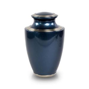 Metal Brass Black Cremation Urn Customized Engraved Design Cremation Urn <b>for</b> Human <b>Ashes</b> Usage Keepsake Jar - Product Image 2