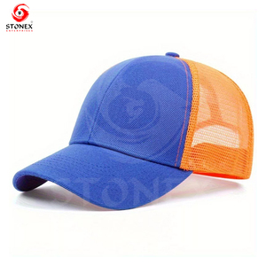Logo personnalisé Trucker Hat Fabricant Vente en gros Sports Running Blank 6 Panel Trucker Hat - Product Image 3