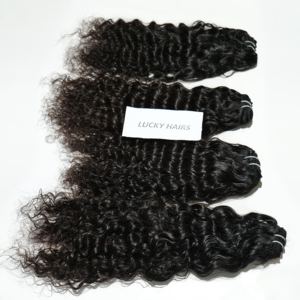 ผมแท้จากอินเดียแบบเวอร์จินคุณภาพดีที่สุด ราคาขายส่ง แบบเป็นมัด ลอนธรรมชาติ จัดเรียงเกล็ดผมอย่างดี ไม่ผ่านการแปรรูป - Product Image 5