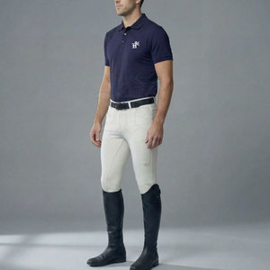Camiseta Cómoda para Montar a Caballo para Hombre, 100% Algodón Tejido, Transpirable, Ecológica, para Actividades de Entrenamiento al Aire Libre - Product Image 3