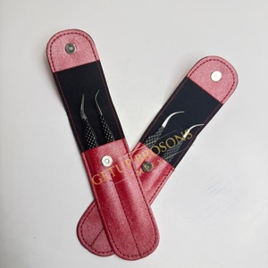 Pince à épiler GETUP BROSONS IMPEX en acier inoxydable et acrylique, anti-magnétique, anti-statique, à pointe fine et lisse de 10 mm, pour isolation des cils - Product Image 4