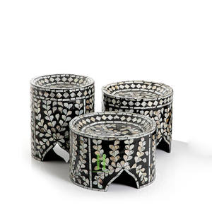 Produit très vendu, support à gâteau en nacre, plateau de service bohème pour le ramadan, plats, assiettes pour la décoration de table, moule en résine époxy - Product Image 1