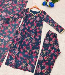 Anvika Mystical Weaves of India Salwar Glorious Twirls in Timeless Heart Patterned Hues Enraciné dans la culture Danser avec des couleurs - Product Image 3