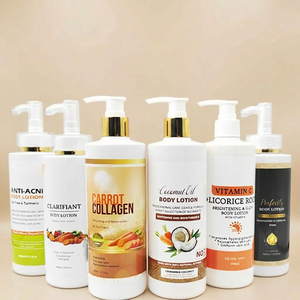 Lotion corporelle hydratante, éclaircissante et blanchissante personnalisée pour peaux sensibles, enrichie en vitamine C, curcuma et tea tree, pour adultes, OEM - Product Image 1