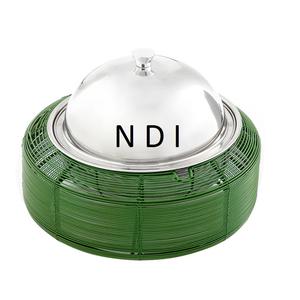 หม้อเสิร์ฟอาหารร้อนดีไซน์ใหม่สำหรับบ้านโรงแรมร้านอาหารหม้อโลหะใช้ลวดเหล็กใช้กับอาหาร - Product Image 2