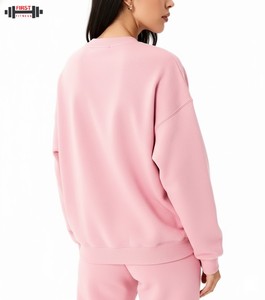 Sweat-shirt d'hiver pour femmes tendance, manches longues, vente en gros personnalisée, haute qualité, design doux, décontracté, fitness, tie-dye, 2 pièces, pas cher - Product Image 2