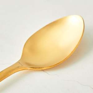 Juego de cubiertos de acero inoxidable de lujo real vintage, vajilla de cuchara dorada, elegante sostenible para fiestas, precio de fábrica - Product Image 4