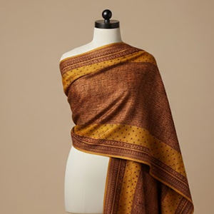 Premium Designer Kullu <b>Woolen</b> <b>Shawl</b> with Handwoven Traditional Motifs 80x40 Inch Soft Warm for Winter Wear Daily Life Travel Use - Product Image 1