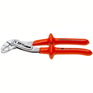 Knipex Alligator Chrome Plated Water Pump Pliers VDE-Tested with Dipped Insulation Handles Hydraulic <b>Tools</b> <b>Accessory</b> - Product Image 2