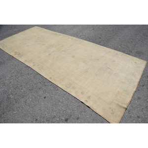 พรมขนสัตว์ตุรกีวินเทจสีเบจคลาสสิก49x121ft ลายสานแบบถักทอแบนสำหรับห้องนั่งเล่นห้องโถงพรมปอกระเจาที่ได้รับการสนับสนุนจากน้ำยาง - Product Image 3