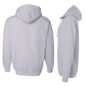 Sweat à capuche en mélange lourd pour hommes Poly Cotton Hooded Neck Fitted Regular Wholesale Hoodie Sweatshirt - Product Image 3