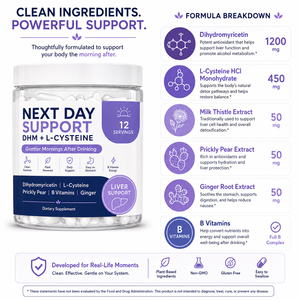 Cápsulas de Cisteína DHM con Nopal, Jengibre y Vitaminas <span class=keywords><strong>B</strong></span>, Suplemento Vegetal <span class=keywords><strong>para</strong></span> el Alivio de <span class=keywords><strong>la</strong></span> <span class=keywords><strong>Resaca</strong></span>, Marca Privada PerDM - Product Image 2