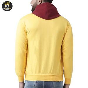 Sudadera con capucha y cremallera de lana de algodón 100% de calidad profesional para hombre, top de invierno bordado, transpirable, cómodo, pesado, superventas - Product Image 2