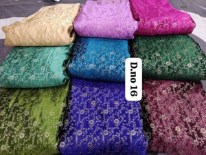 Luxurious Handwoven Pure Banarasi Brocade Fabric Intricate Zari <b>Work</b> Rich Silk Material <b>for</b> Bridal Wear, Ethnic Dresses Designer - Product Image 2