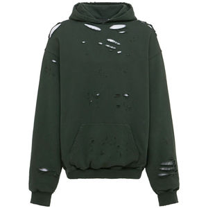 Sudaderas con capucha con diamantes de imitación personalizados para hombres, cremallera descolorida bordada con ácido lavado bordado 420 460 500 Gsm Zip Up Hoodie fabricantes - Product Image 1