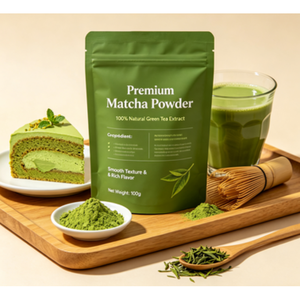 Té Verde Matcha de Hunan en Polvo Instantáneo, Té Adelgazante con Beneficios para la Salud, en Caja, Bolsa y Envase - Product Image 5
