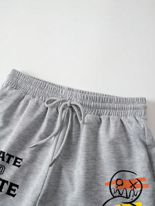 Shorts en laine vintage à la mode 2026, imprimés sur mesure, style hip-hop pour hommes, taille élastique, personnalisation complète, logo personnalisé, meilleure qualité - Product Image 4
