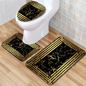 Custom Printed Bath <b>Mat</b> <b>Bathroom</b> Rug <b>Set</b> for <b>Bathroom</b> Non-Slip Shower Curtain Bath <b>Mat</b> - Product Image 5
