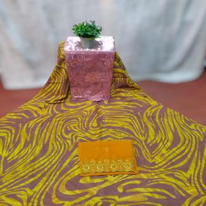 Tela de Algodón Voile con Estampado Digital de la Mejor Calidad de Alemania, Diseño Jacquard Liso y Abstracto, Antiestática, para Vestidos - Product Image 1