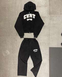 Chándales Heavyweight Blank Streetwear Gráfico Vintage Estampado de gran tamaño Tallas grandes Peso pesado algodón - Product Image 1