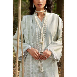 Ensemble de costume en lawn brodé 3 pièces pour femmes avec dupatta en mousseline brodée KD-62004 - Product Image 6