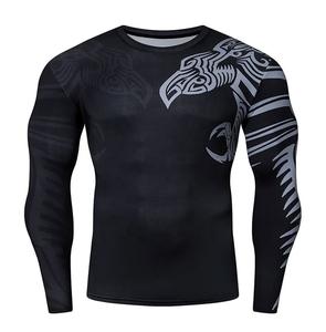 Venta caliente personalizado Rash Guard Fabricante Fábrica Hombres Sublimación Impreso Rash Guard Gym Rashguard - Product Image 1