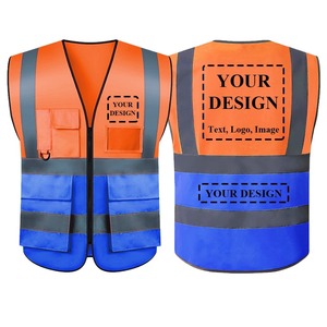 Chaqueta de trabajador de seguridad reflectante de alta visibilidad de invierno para hombre Construcción de lona duradera con logotipo frontal Suministro directo de fábrica - Product Image 5