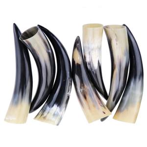 Corne à boire Viking authentique Tasse à corne polie de haute qualité pour boeuf/vache Logo personnalisé Capacité de 1L Nouveau design Artisan Crafted - Product Image 1