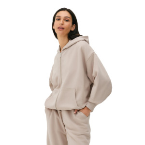 Conjunto Deportivo de Invierno para Mujer, Ecológico, Transpirable, de Secado Rápido, 100% Algodón, con Cremallera, Grueso - Product Image 2