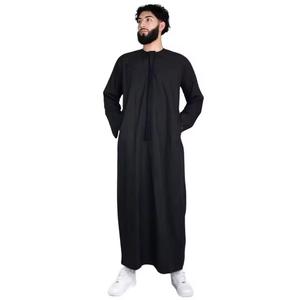 Vêtements islamiques pour hommes OEM Nouvelle conception Jubba Thobes |   Thobe pour hommes, Kurta musulman pour hommes, Jalabiya, Djellaba marocaine |   Jubba Thawb saoudien - Product Image 6