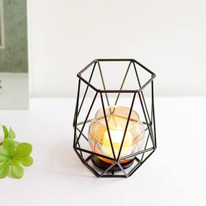 Porte-bougie en fil métallique, support à bougie moderne et artistique, décoration d'accent pour la maison, décoration de table centrale pour un éclairage d'ambiance doux et chaleureux - Product Image 2