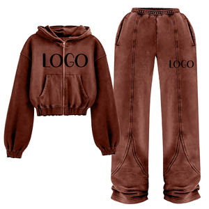 Custom OEM High Quality Unisex <b>Hoodie</b> Tracksuit – 100% Cotton French Terry with 3D Applique Embroidery For Casual streetwear - Product Image 3