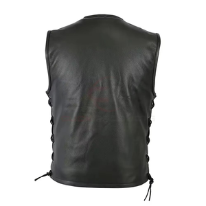 Gilet classique pour homme, best-seller, vintage, rétro, motard, en laine/polyester, coupe ajustée, imperméable, respirant, coupe-vent, écologique - Product Image 5