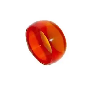 High selling resin bangle and customized size modern look single piece resin red color bangle for women gifts used