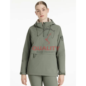 Veste d'équitation professionnelle pour femmes de qualité supérieure, en tissu extensible respirant et imperméable, ergonomique, pour toutes les saisons, vente en gros - Product Image 3