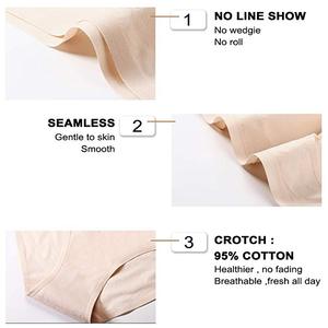 Sous-vêtements sans coutures pour femmes, couleur unie, dos en T, tanga, slip sexy, string en nylon - Product Image 4