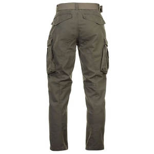 Pantalon cargo pour hommes avec poches latérales en vente en gros de bonne qualité lavable coupe ajustée pantalon de style cargo pour hommes à vendre - Product Image 6