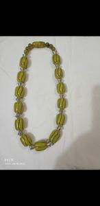 El mejor collar de resina, collar de cuentas amarillas de resina de moda para mujeres y niñas, artículos de boda y fiesta para hombres - Product Image 4